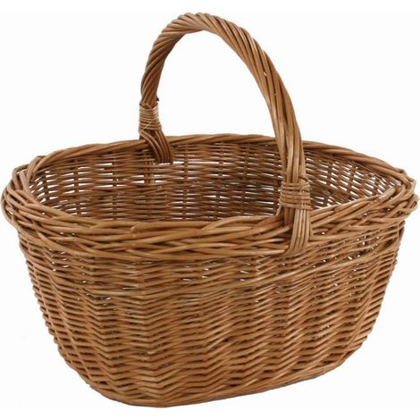 Cesto in vimini europeo olanda ovale cm 37x28xh18/31 (1/2)