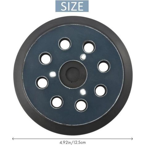 Ponceuse-polisseuse - Makita - Remplacement 8 trous - Compatible avec BO5030, BO5041, MT922 - Noir (1/4)