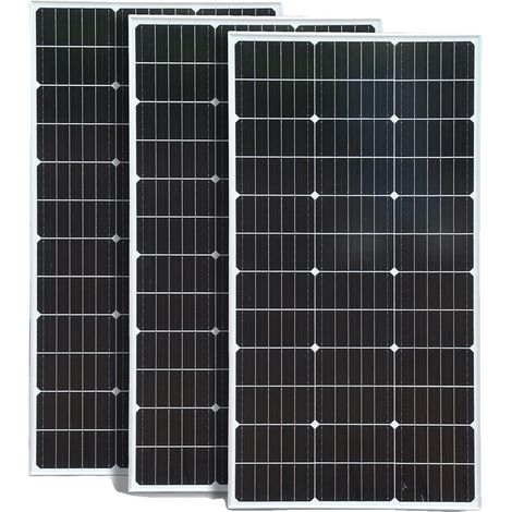 Panneau Solaire, Efficacité Monocristalline, Design Durable, 300W (1/2)