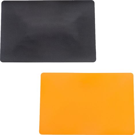 Tapis De Table En Cuir Synthétique - Résistant À La Chaleur Et Aux Taches - Pour Intérieur Et Extérieur - Lot De 4 (1/5)