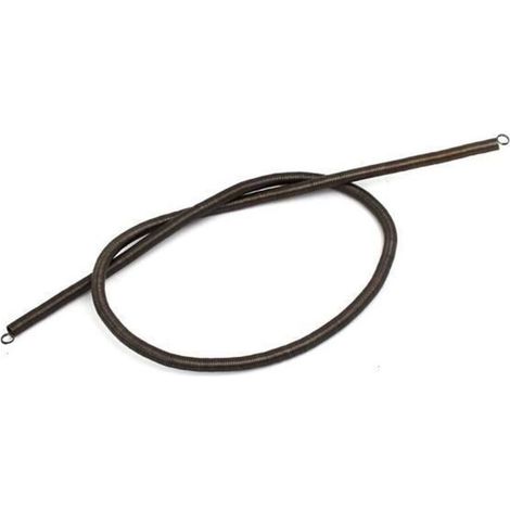 Ressort de traction en acier trempé – Diamètre fil 0,3 mm, diamètre extérieur 3 mm, longueur libre 300 mm, double crochet
