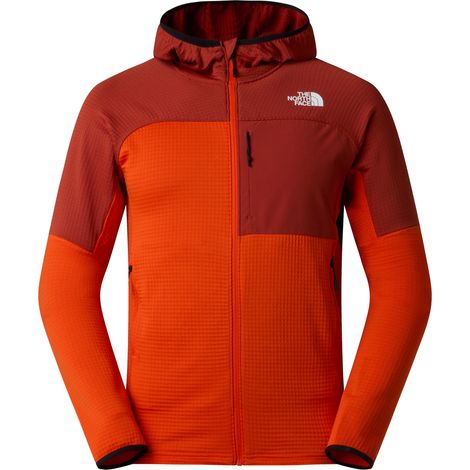 Felpa da uomo The North Face Polartec Powergrid arancione NF0A8G2WJY0 r S (1/5)