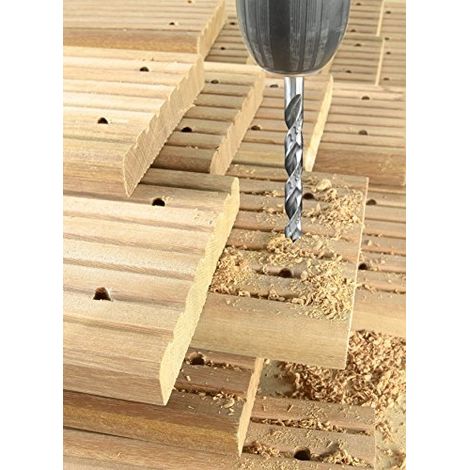 Kwb 511903 broca helicoidal para madera acabado pulido 3 mm
