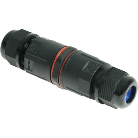 IP68 hermetischer Kabelverbinder, schraubenloser, doppelseitiger 3-poliger Stecker (1/3)