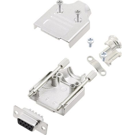 Amphenol L17MHDM09+L77SDE09S D-SUB Buchsenleisten-Set 180 ° Polzahl: 9 Lötkelch 1 St.