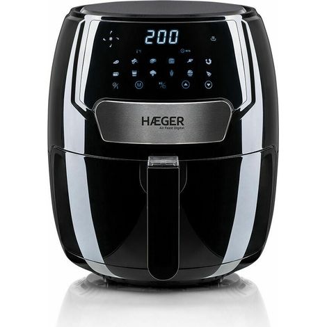 Friggitrice senza Olio Haeger Air Feast Digital 1500 W 3,7 L Nero