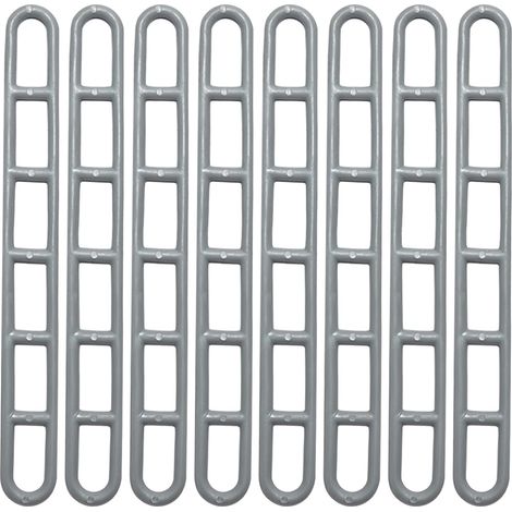 8 Pièces Échelles d'Auvent de Caravane, Sangle de Fixation pour Auvent en Plastique, Échelle de Haubanage pour Tentes, Auvents, Bâches, Accessoires pour Le Camping en Plein Air, Les Tentes (1/5)