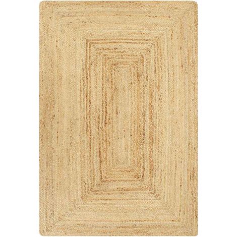 Tapis de salon Style Moderne Tapis fait à la main - Tapis de sol Jute Naturel 80x160 cm BV138281 - BonneVie (1/4)