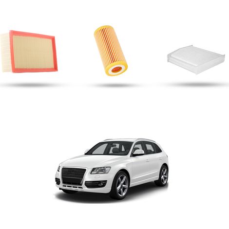 Kit Tagliando 3 filtri compatibile con Audi Q5 (8RB) 2.0 tfsi 165kw dal 2012 (1/5)