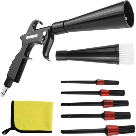 Pistola de limpieza para detallado - Soplador de aire para secadora de interiores (1/5)