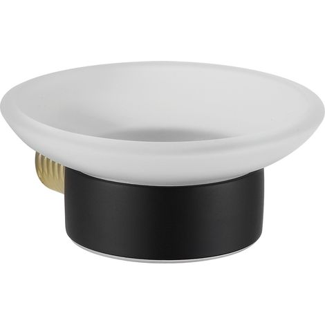 Mexen Base porte-savon, noir/doré - 7088239-57 (1/2)