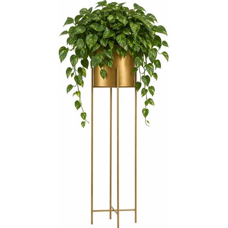 Blumenständer mit Deckel, 95 cm, gold (1/5)
