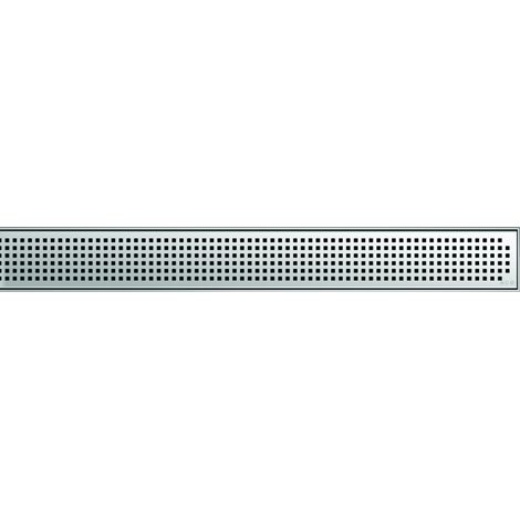 Showerdrain Public 80 Designrost Quadrato, Länge = 1500 mm