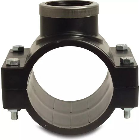 Morsetto N Profec con viti PP 20mm x 1/2" morsetto x GW 16bar nero