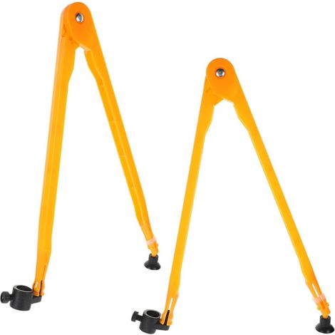 Lot de 2 compas en plastique pour tableau blanc, couleur orange (1/5)