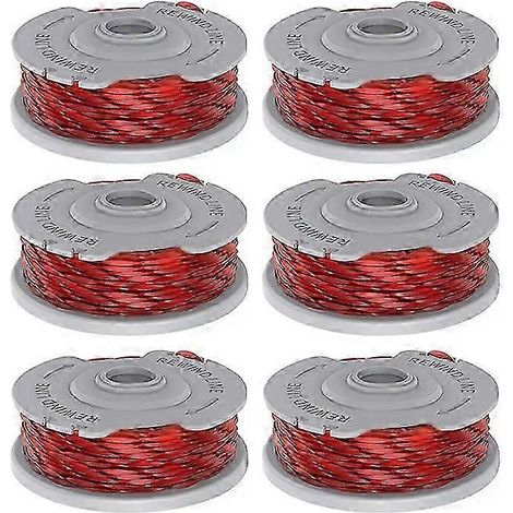 6 bobines de rechange pour tondeuse à gazon compatibles avec Flymo Contour XT / Contour 500XT, FLY047 5107 (1/5)