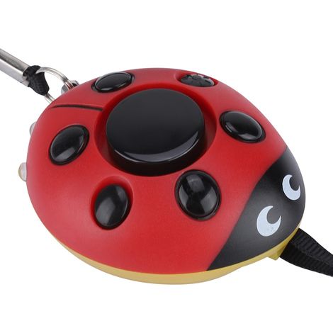 Alarme anti-insectes porte-clés de défense personnelle 130 dB pour femmes, avec LED