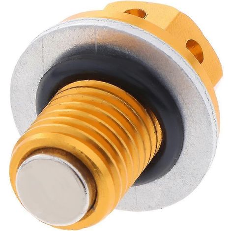 2x Magnetische Ölablassschrauben aus Metall, M12, für ATV, Motorrad, Golden Highway