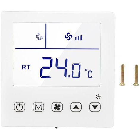 Fonction de ventilation du thermostat numérique Affichage de la température de climatisation Affichage de la climatisation pour l'hôtel à domicile AC220V