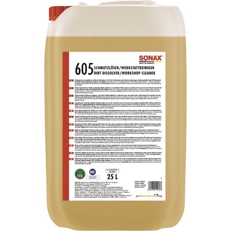 Sgrassatore/Detergente per officina Concentrato 25l tanica