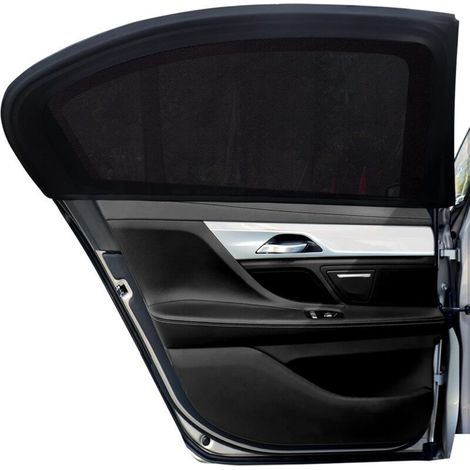 YMYNY 2 Pièces Chaussette Voiture Soleil par, Bloquer Les Rayons UV, (Noir) (L) (1/3)