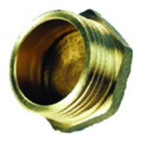 10 x IDRAULICA-TAPPO MASCHIO 292 OTTONE GIAL D 3/4