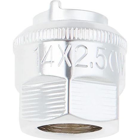 M14 x 2,5 Clé à écrou fendue 14 mm Extracteur de manchon d'amortisseur Mandrin pour réparation automobile Compatible avec Classe C W203, CLK W209 (1/5)
