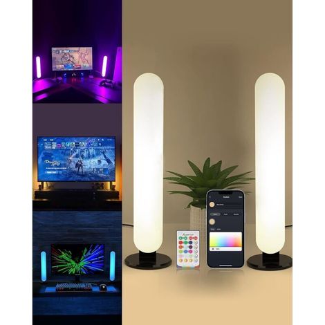 LAMPE D'AMBIANCE LED RVB LUMIÈRE DE JEU PC BAR SALLE TV AMBIANCE MAISON INTELLIGENTE.