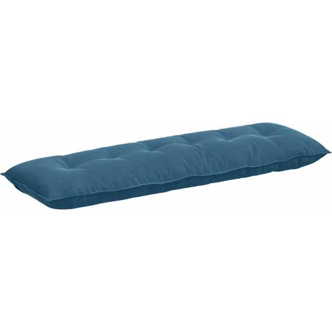 Rückenkissen Blau 160 x 50 cm Cordstoff vidaXL