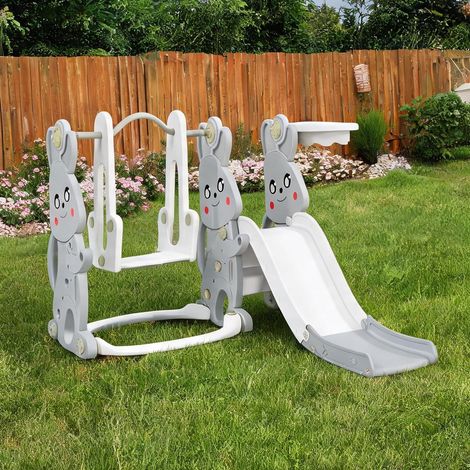 Portique de balançoire en plastique 160 x 147,5 x 107 cm (1/5)