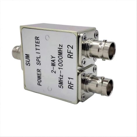 Répartiteur de puissance 5 MHz-1000 MHz, coupleur/diviseur de puissance 1 vers 2, connecteur BNC pour communication sans fil (1/5)