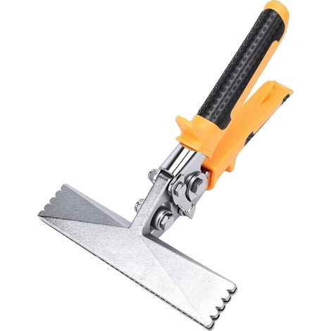 6-Zoll-Blechzange, robuste Blechbiegezange mit geraden Backen, ergonomischem, rutschfestem Griff, starkem Halt und müheloser Bedienung (1/5)