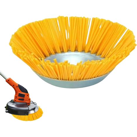 Strimmer Head with Nylon Wire Wear-resistant for Lawnmower Universal Replacement Tools 25.4mm Inner Hole for Axle Rod  avec brosse nylon résistant à l'usure,brosse ronde en acier,pour Tige d'essieu 25 (1/5)