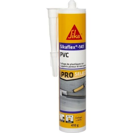 Sikaflex 141 PVC grigio, cartuccia da 380 g.