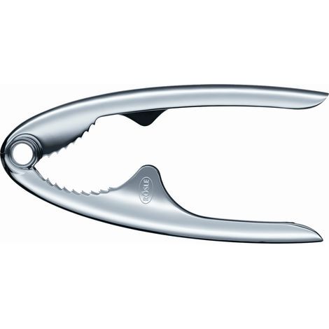 Nussknacker – Hebelsystem für Nüsse und Haselnüsse – Edelstahl 18/10 – Für den täglichen Gebrauch – Silber – 20 x 11 x 2 cm (1/3)