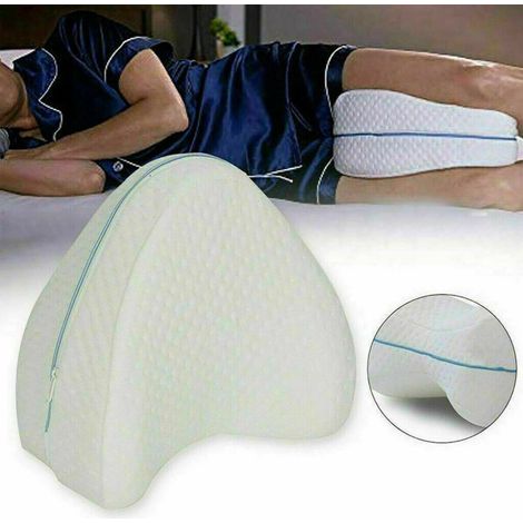 TrAdE Shop Traesio - Cuscino Tra Le Gambe Memory Foam Supporto Ortopedico Ginocchia Schiena Lavabile - (1/4)