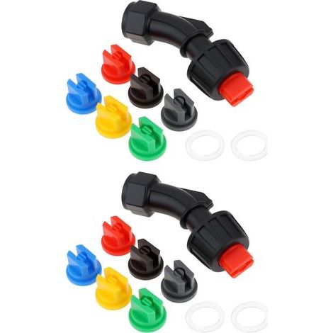 Lot de 2 Buses De Pulvérisation 110°, Filetage M14 x 1,5 mm, Plastique PP Pour Agriculture (1/5)