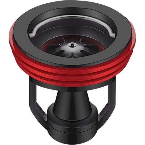 Bouchon de vidange anti-odeurs - Bouchon de vidange, filtre en cuivre anti-odeurs, clapet anti-retour Système de drainage anti-odeurs (noir) (1/5)