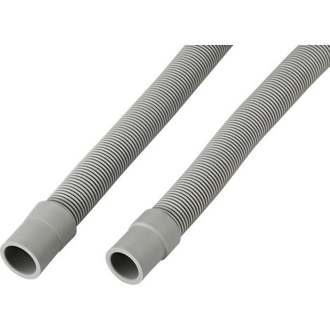 Xavax Tubo de desagüe estándar gris 1,5 m