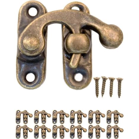Vintage-Möbelgriffe, Schubladenknöpfe, Bronze-Finish, 27 x 23 mm, 20 Stück pro Packung (1/4)