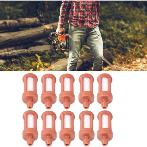 10 Stück Kraftstofffilter für bestimmte Kettensägenmodelle --Crezuo