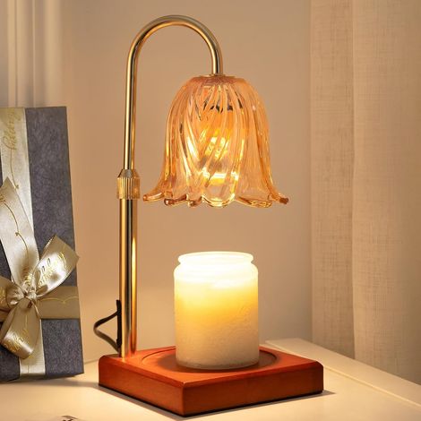 Chauffe-bougie Électrique Réglable Minuterie - Cadeau Fête des Mères Chambre & Salon