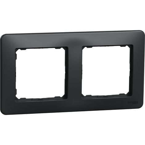 Cornice doppia Sedna Design, antracite nero (1/5)