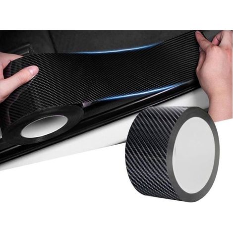 Online Store - 5cmX10m 5D Autocollant Protection Bord Porte Voiture De Film Protecteur De Fibre De Carbone,Autocollant Universel De Protection De (1/5)