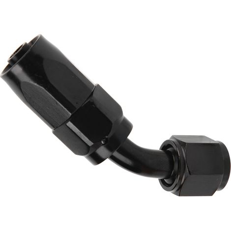 Raccord orientable 45° AN6 en aluminium pour durites de carburant, huile, air, liquide de refroidissement et eau (1/5)