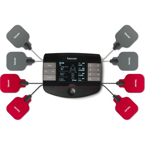 Beurer - EM 89 Digital TENS /EMS Device with Heat function - 5 Years Warranty