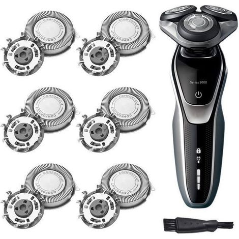 12Pcs Têtes de Rasoir de Remplacement pour Philips Series 5000/6000, AquaTouch (AT8xx, AT7xx), SH30/50/52, PowerTouch (PT8xx,PT7xx) (1/5)