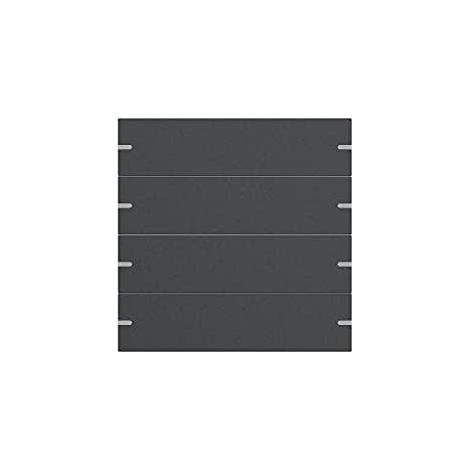 Gira Set de touches 4f capteur tactile 4.95 Aluminium Anthracite(laqué) [5024928], 5024 928