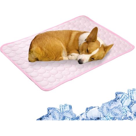Tapis rafraîchissant pour chien, Tapis rafraîchissant pour animaux de compagnie, Tapis rafraîchissant pour animaux, Tapis rafraîchissant pour animaux, Coussins d'été pour cage, niche, lit, canapé, tap (1/5)
