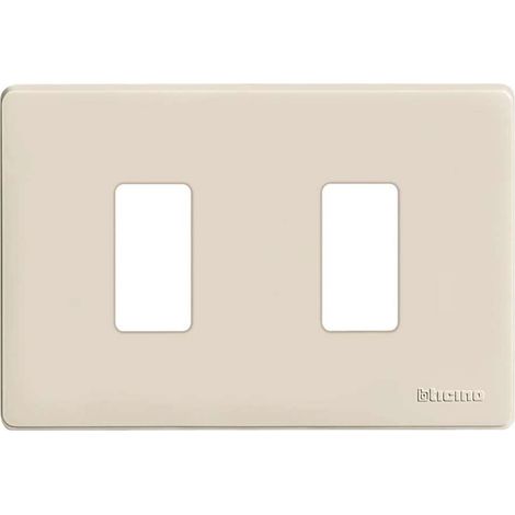 Bticino Placca 2 moduli Magic